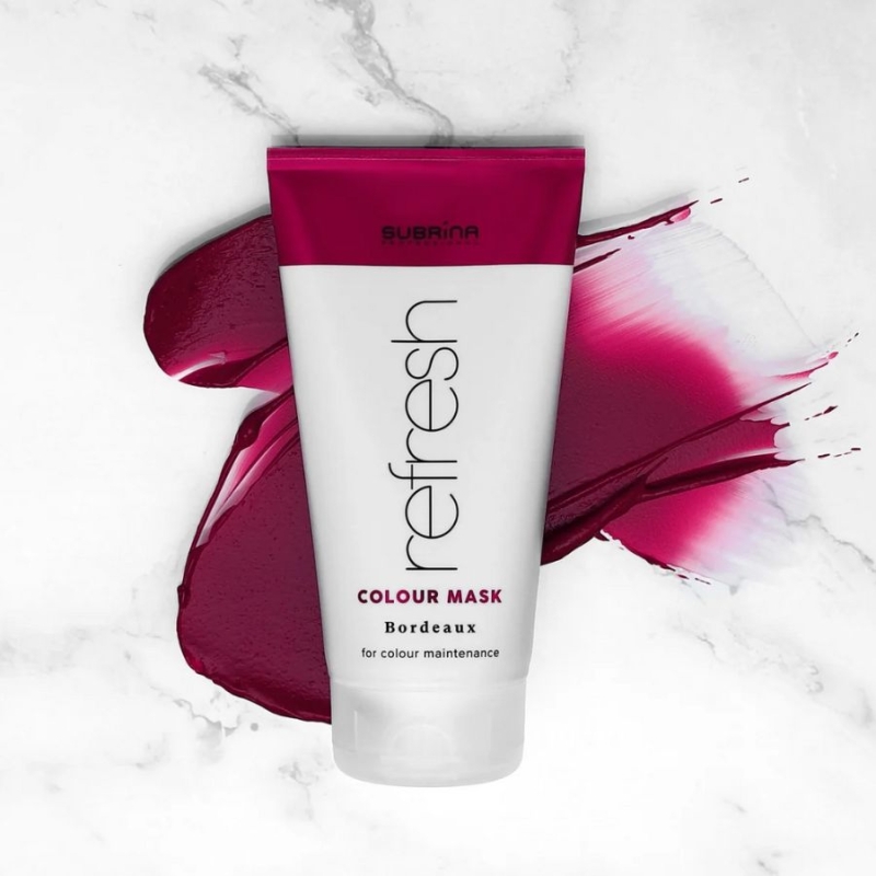 Оцветяваща маска Subrina Professional Refresh Color Bordeaux Mask 150ml — 4