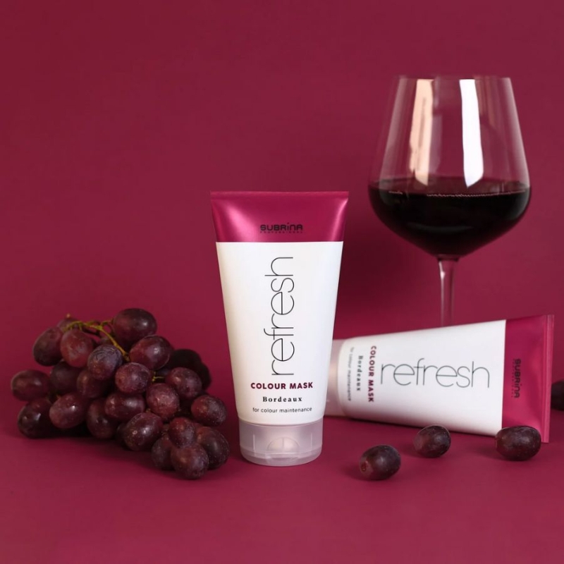 Оцветяваща маска Subrina Professional Refresh Color Bordeaux Mask 150ml — 5