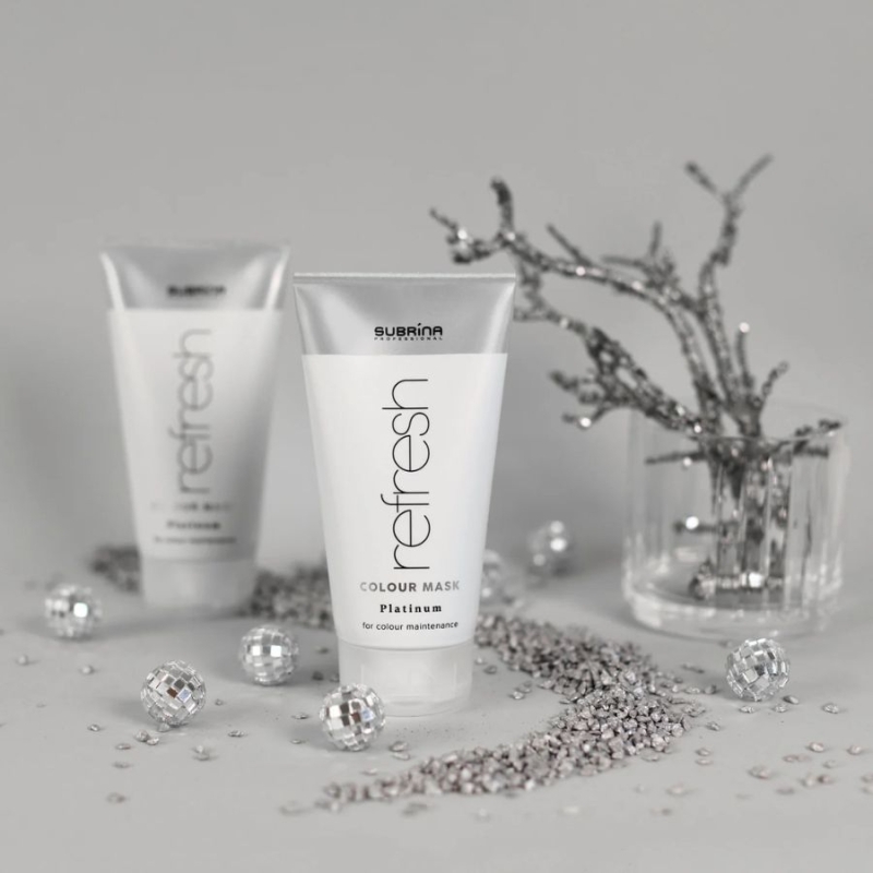 Оцветяваща маска Subrina Professional Refresh Color Platinum mask 150ml — 2