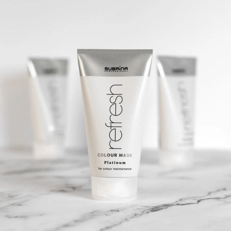 Оцветяваща маска Subrina Professional Refresh Color Platinum mask 150ml — 3