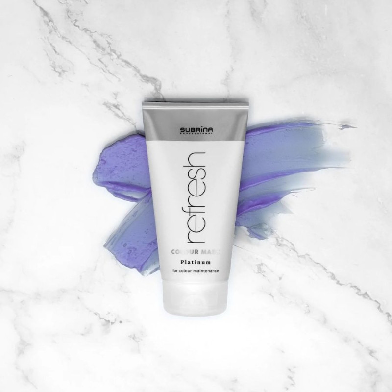 Оцветяваща маска Subrina Professional Refresh Color Platinum mask 150ml — 4