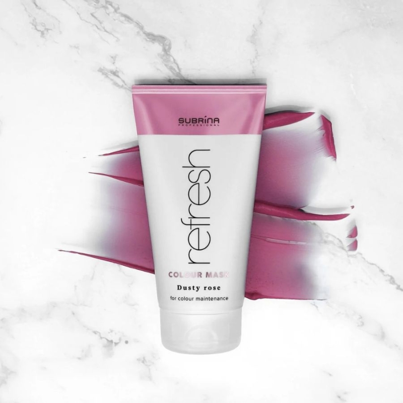 Оцветяваща маска Subrina Professional Refresh Color Dusty Rose mask 150ml — 4
