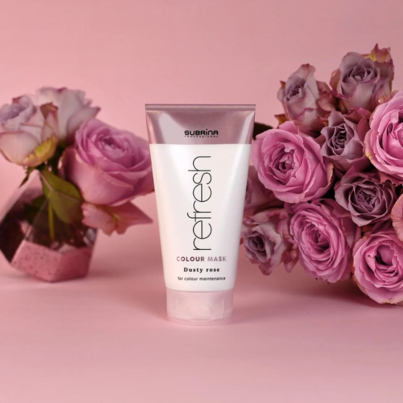 Оцветяваща маска Subrina Professional Refresh Color Dusty Rose mask 150ml — 5