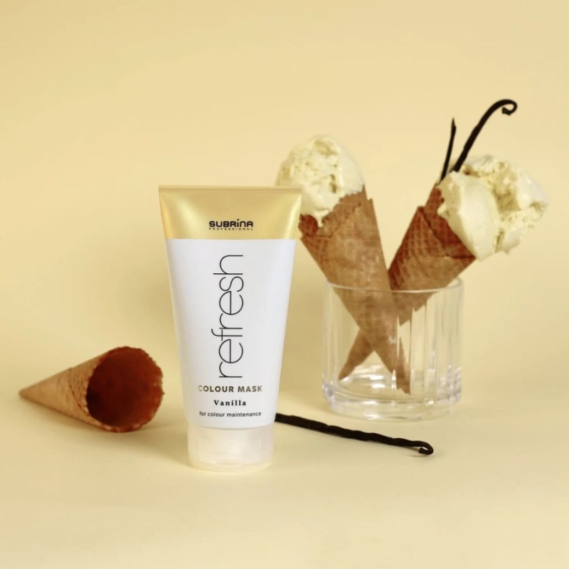 Оцветяваща маска Subrina Professional Refresh Color Vanilla mask 150ml — 4