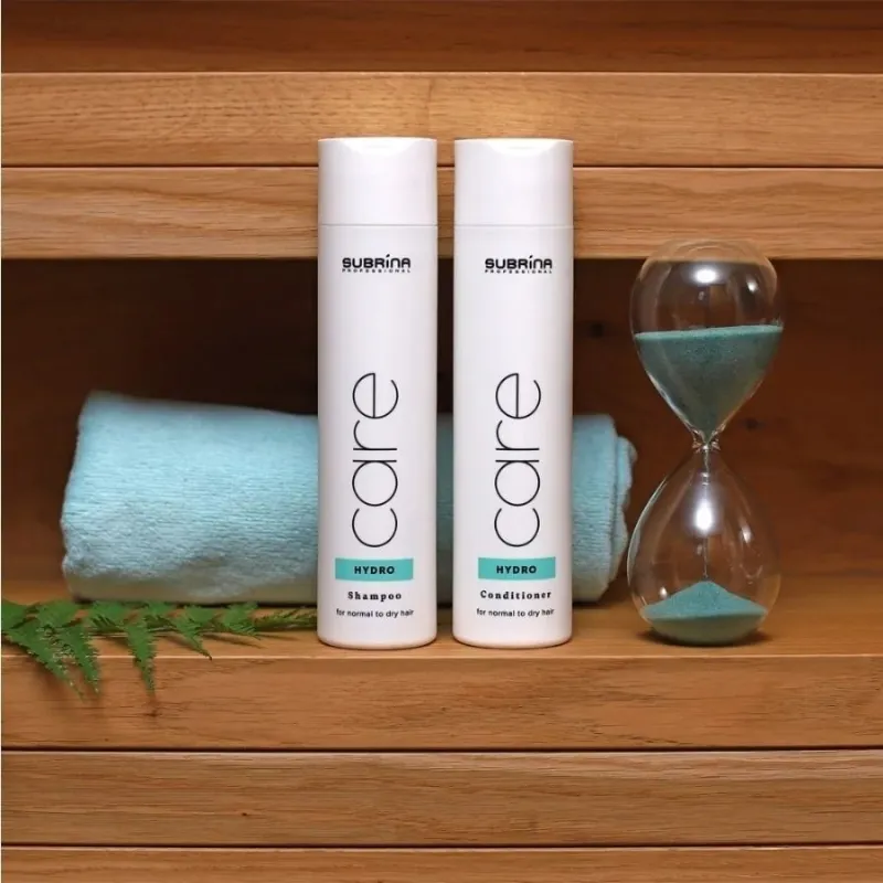 Интензивно хидратиращо дуо за суха коса Subrina Professional Care Hydro Set Shampoo + Conditioner — 3