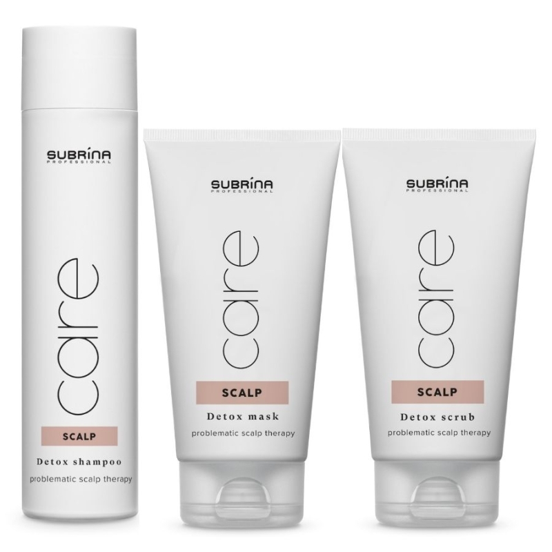 Детоксикираща терапия за проблемен скалп Subrina Professional Care Scalp Detox Set