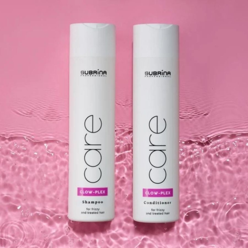 Балсам за гладка и бляскава коса Subrina Professional Care Glow Plex Conditioner for Frizzy hair 250ml — 4