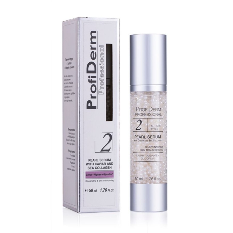 Перлен серум с хайвер и морски колаген ProfiDerm Pearl Serum with Caviar 50ml — 2