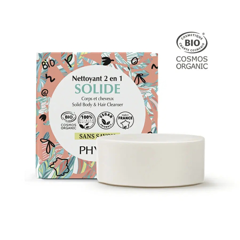 Твърд шампоан за коса и тяло Phyt's Solid Cleanser Body & Hair 109 ml