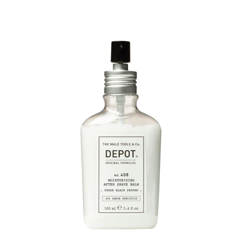Овлажняващ афтършейв балсам Depot No. 408 Moisturizing After Shave Balm 100ml Fresh Black Pepper