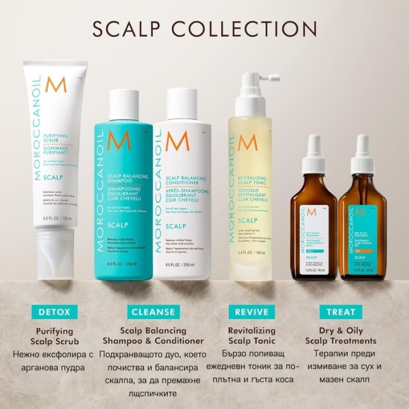 Шампоан за балансиране на скалпа Moroccanoil Scalp Balancing Shampoo 250ml — 4