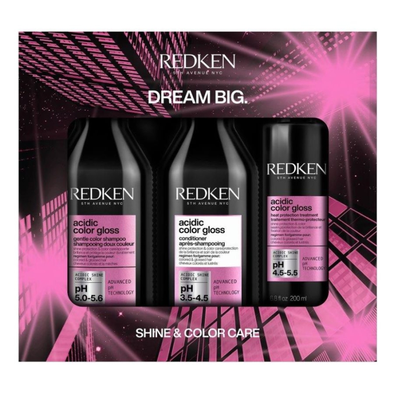 Лимитирана подаръчна кутия за блясък и грижа за боядисана коса Redken Acidic Color Gloss Holiday Box — 2