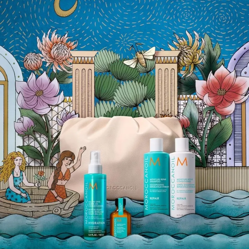 Подаръчен комплект за увредена коса Moroccanoil Repair Holiday Set — 2