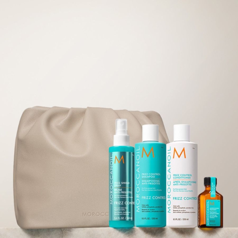 Подаръчен комплект за изглаждане Moroccanoil Frizz Control Holiday Set — 3