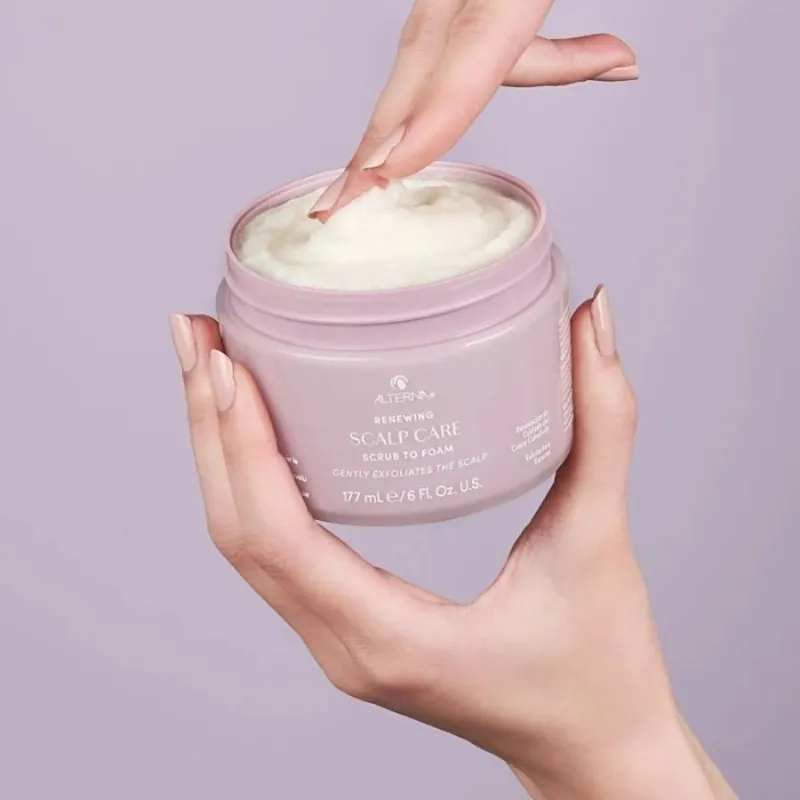2 in 1 Ексфолиращ скраб към шампоан Alterna Renewing Scalp Care Exfoliating Scrub To Foam 177 ml — 3