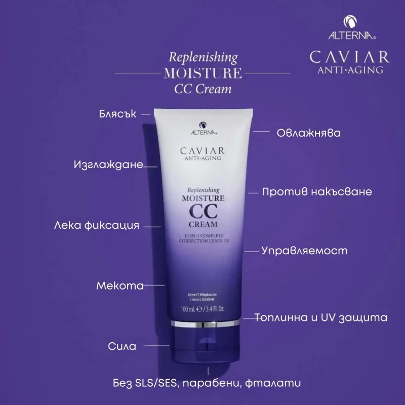 CC крем 10-in-1 Alterna Caviar Replenishing Moisture CC Cream 150 ml — 2