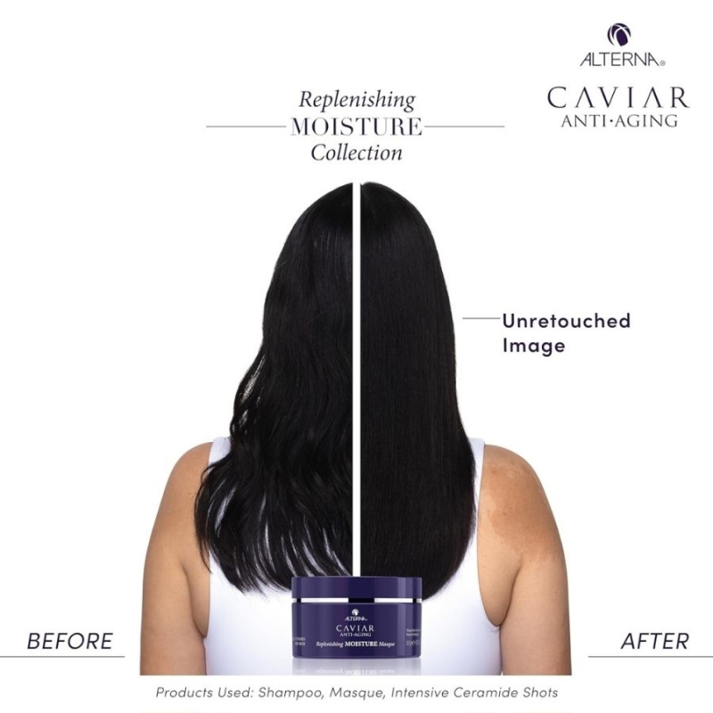 Интензивно овлажняваща хайверна маска за коса Alterna Caviar Replenishing Moisture Masque 161 g — 2