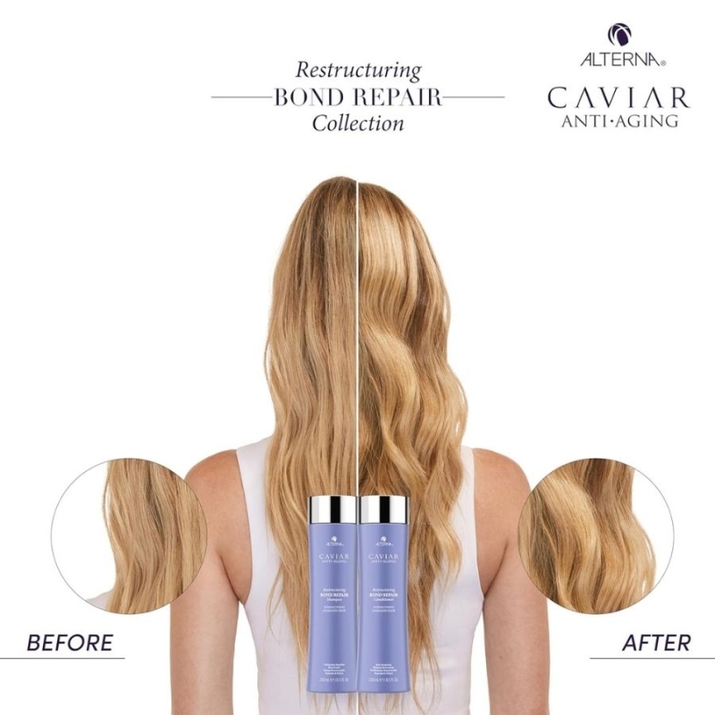 Възстановяващ хайверен шампоан за коса Alterna Caviar Restructuring Bond Repair Shampoo 250 ml — 3