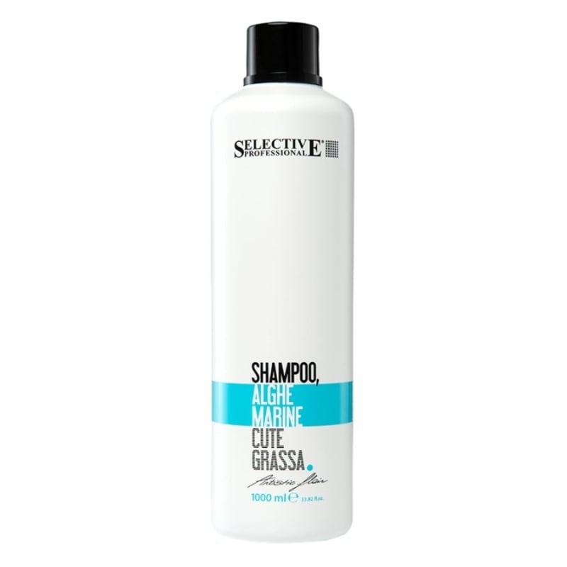 Шампоан с морски во­до­­­рас­ли за мазен скалп Selective Artistic Flair Algae Marine Shampoo 1000ml