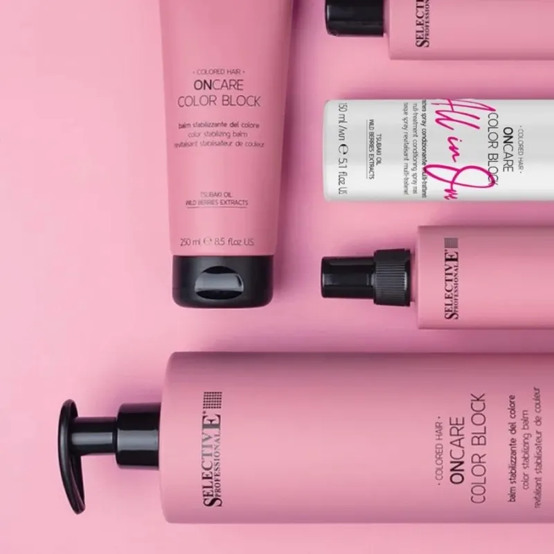 Комплект за боядисана коса Selective ОnCare Color Block Shampoo + Mask + Multibenefit Spray Mask Set — 5