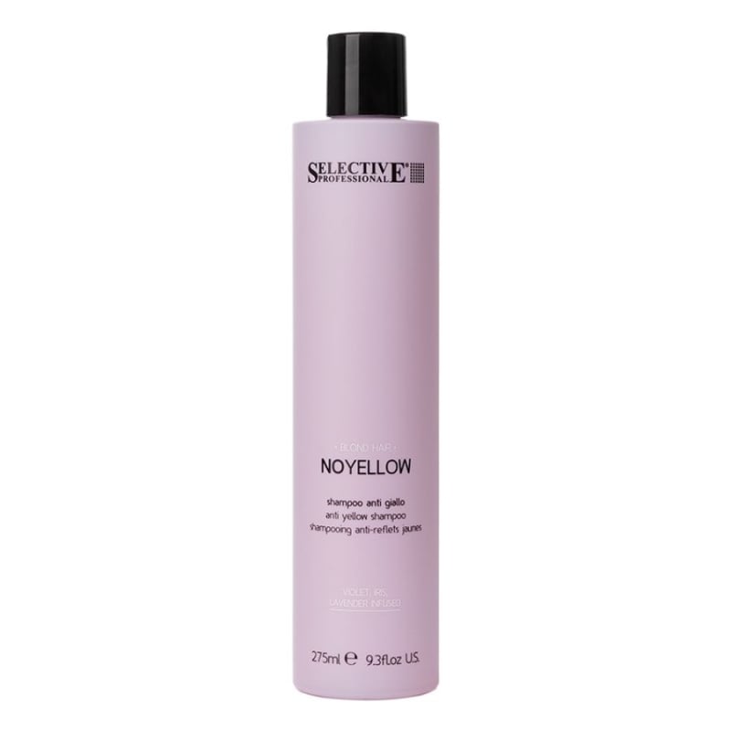 Анти-жълт шампоан за руси, обезцветени и бели коси Selective No Yellow Anti Yellow Shampoo