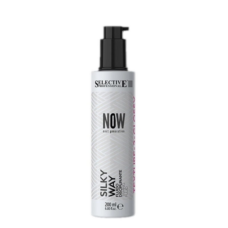 Флуид за изправяне на косата Selective Now Texture Silky Way Anti-Frizz Serum 200ml