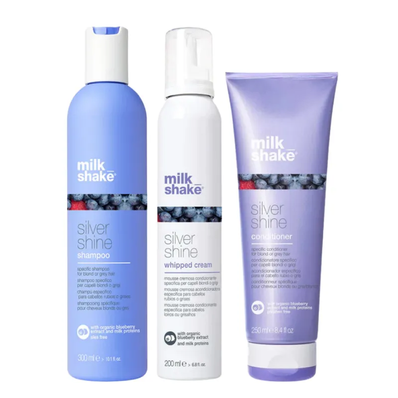 Матиращ комплект за руса коса Milkshake Silver Shine Gift Set