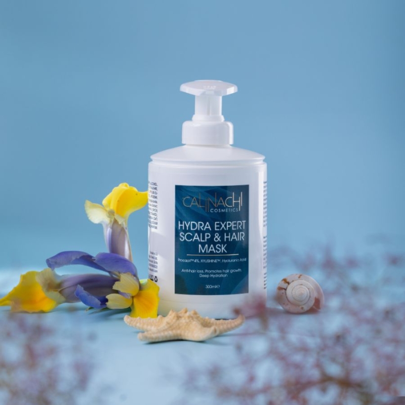 Дълбоко хидратираща маска за суха коса Calinachi Hydra Expert Scalp & Hair Mask 300 ml — 3