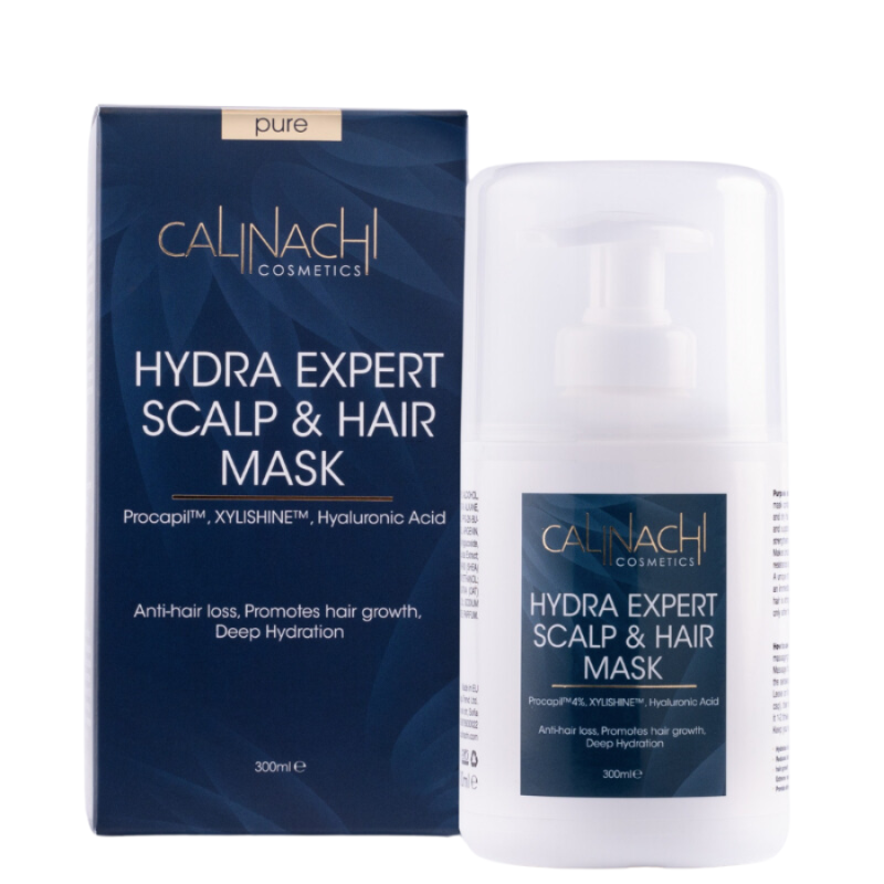 Дълбоко хидратираща маска за суха коса Calinachi Hydra Expert Scalp & Hair Mask 300 ml