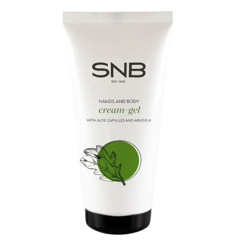 Крем-гел за ръце и тяло със сфери Алое Вера и рукола SNB Aloe Vera & Arugula Cream Gel Hands & Body — 2