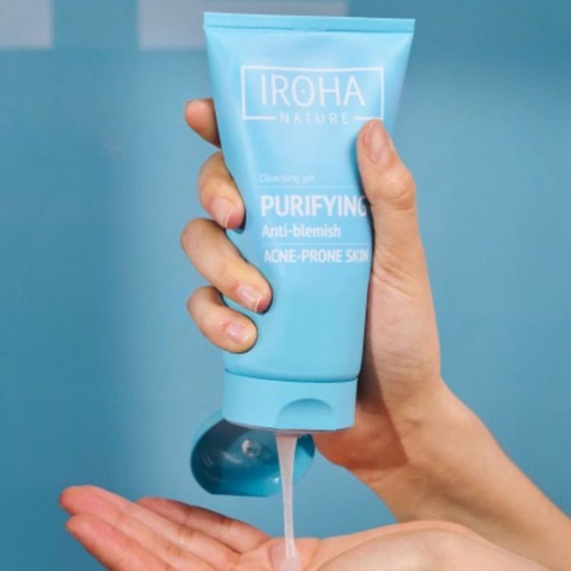 Измиващ гел за акнеична кожа със салицилова киселина Iroha Purifying Anti-Blemish Cleansing Gel 150ml — 3