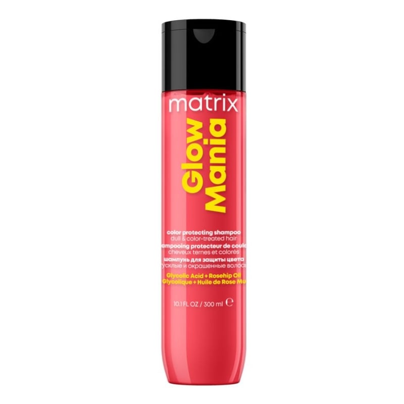 Шампоан за дълготраен блясък с гликолова киселина и масло от шипка Glow Mania Color Protecting Shampoo​ 300 ml