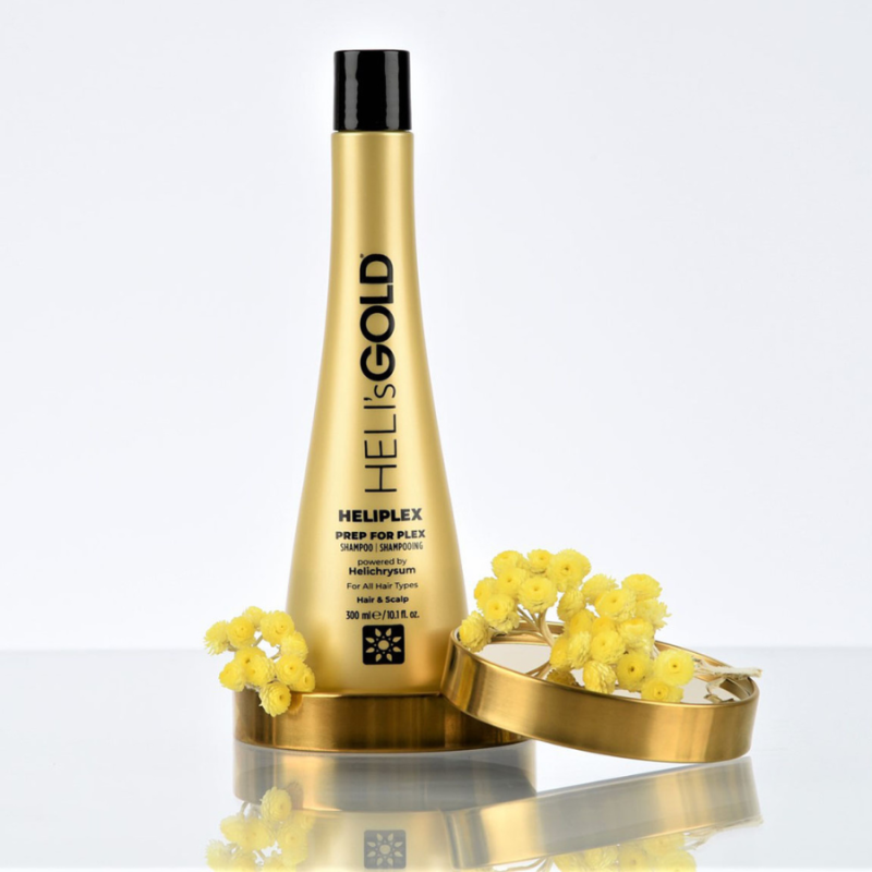 HELI's Gold Heliplex Prep For Plex Shampoo 300ml — 4