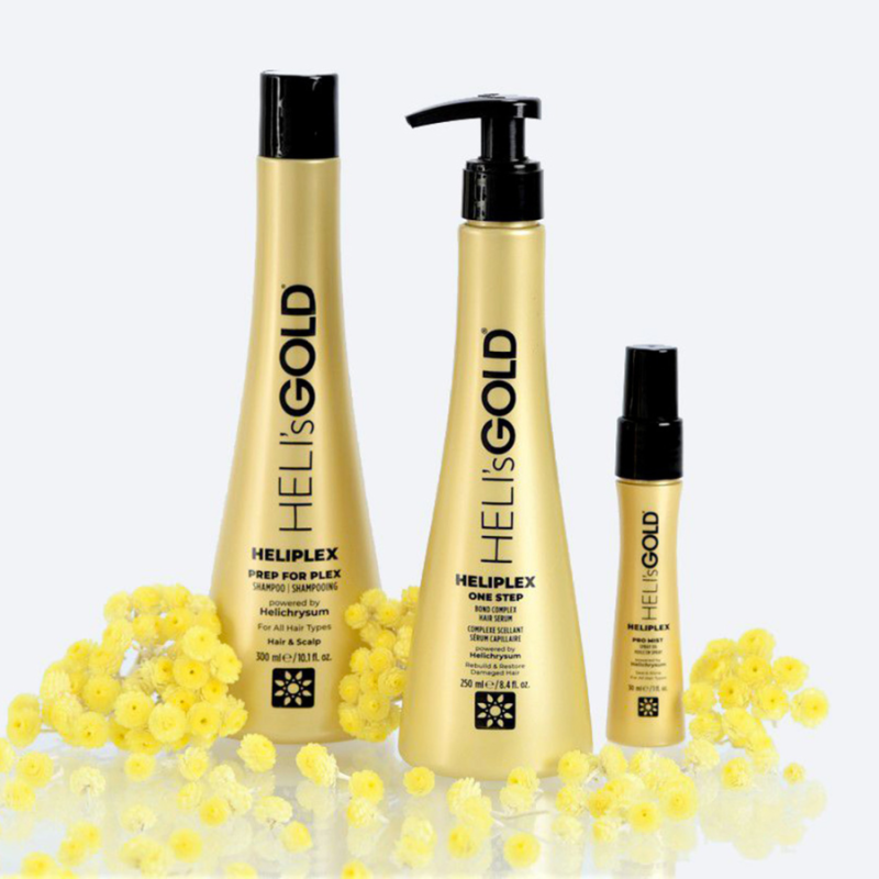 Моментално възстановяваща терапия с безсмъртниче Heli's Gold Heliplex One Step Bond Complex 250ml — 5