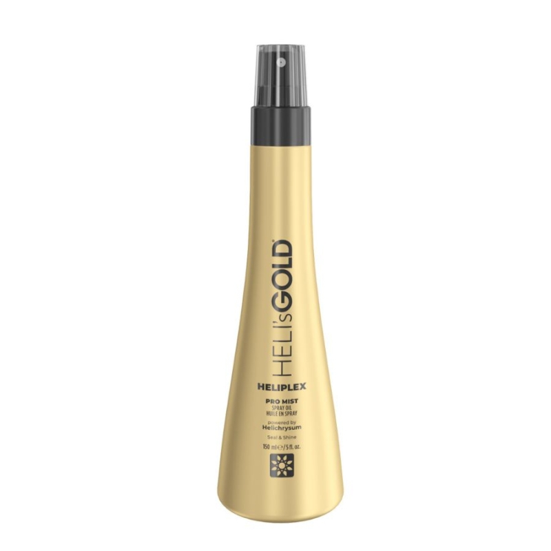 Лек спрей за блясък с безсмъртниче за фина и изтъняла коса Heli's Gold Heliplex Pro Mist Spray Oil 150ml