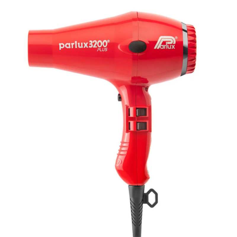 Компактен и мощен професионален сешоар за бързо сушене Parlux 3200 Plus Comapct Red