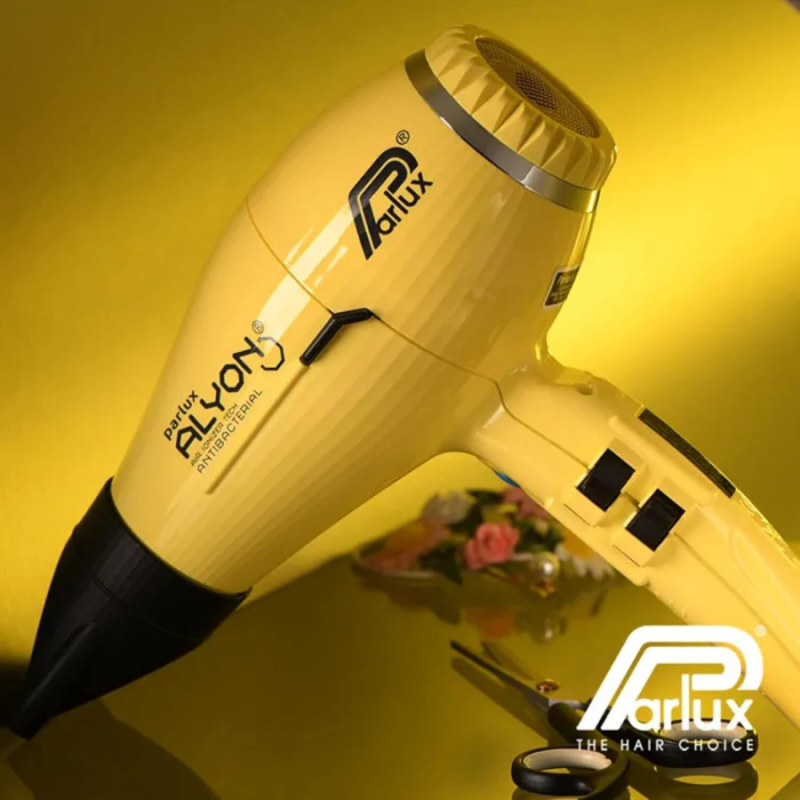 Професионален сешоар с антибактериална технология Parlux ALYON Yellow — 3