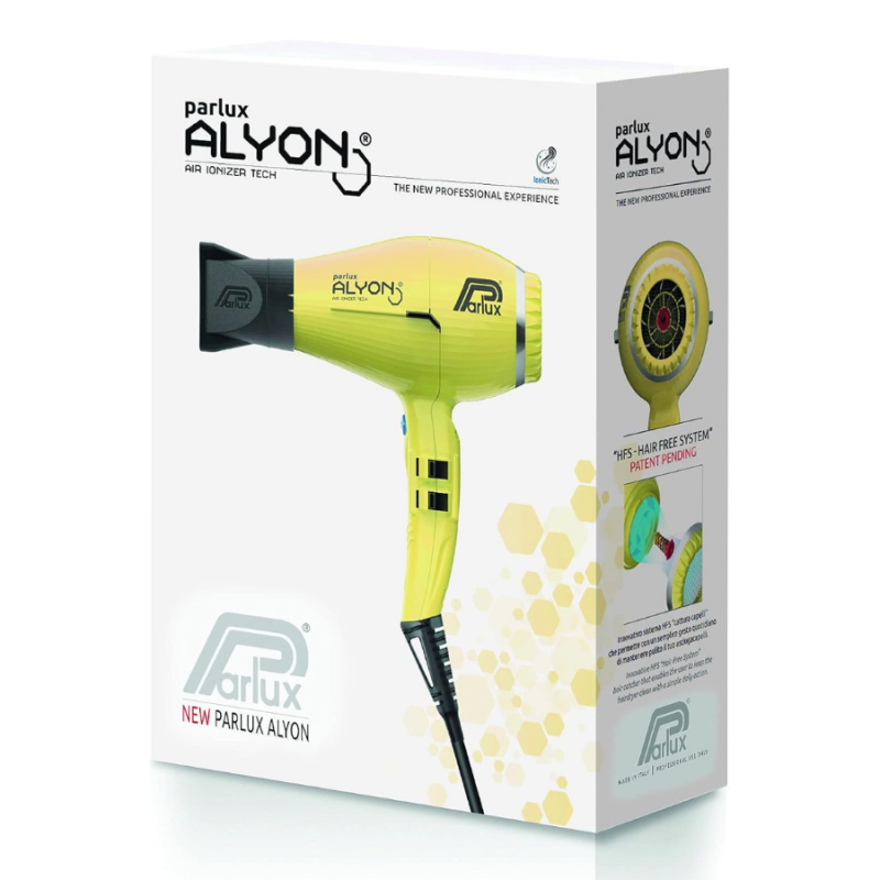 Професионален сешоар с антибактериална технология Parlux ALYON Yellow — 4