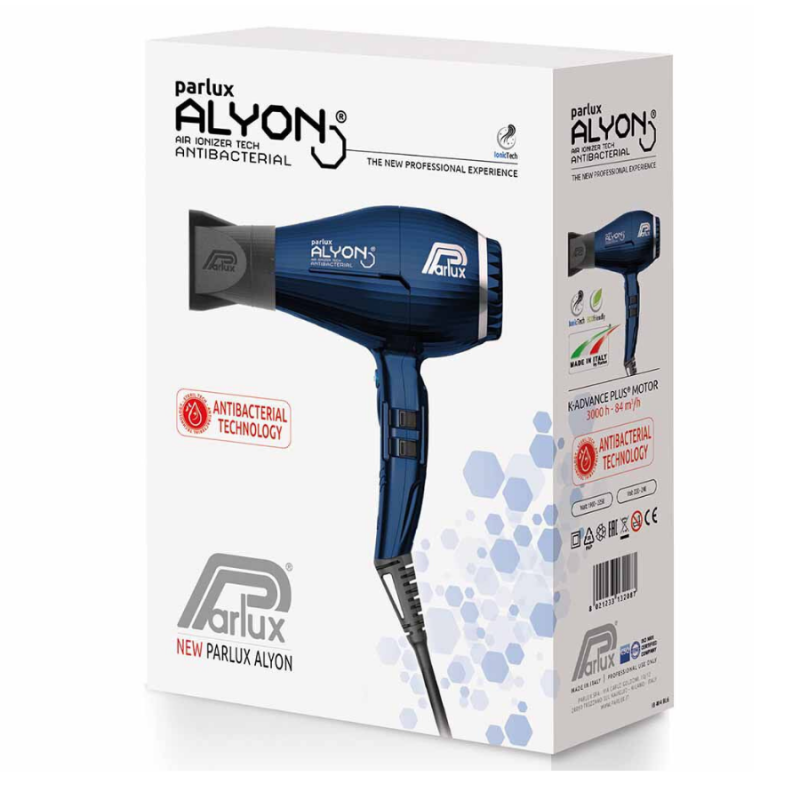 Професионален сешоар с антибактериална технология Parlux ALYON Night Blue — 4