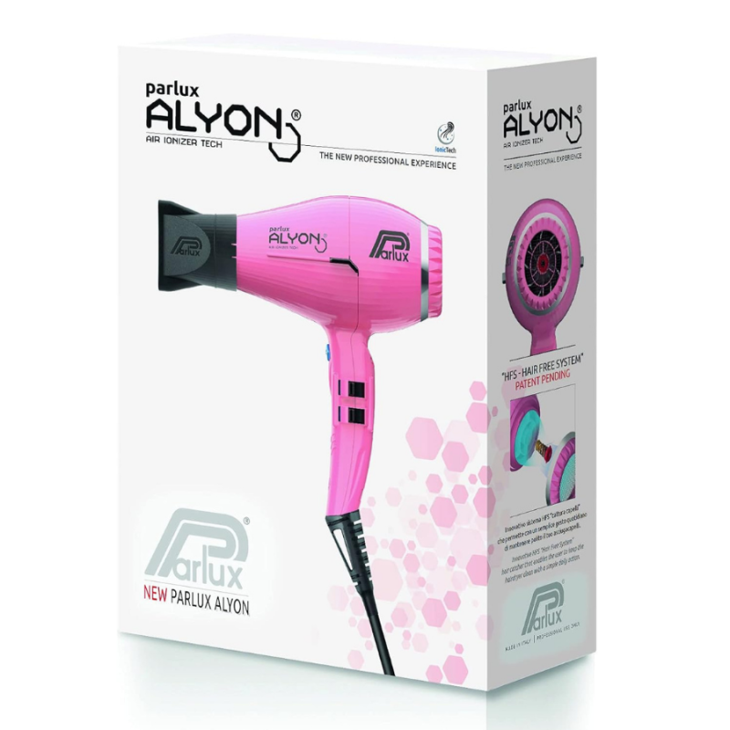 Професионален сешоар с антибактериална технология Parlux ALYON Pink — 3