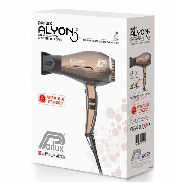 Професионален сешоар с антибактериална технология Parlux ALYON Bronze — 3