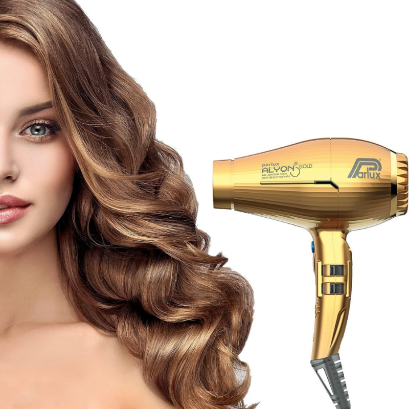 Професионален сешоар + дифузер Parlux ALYON 24K Gold — 4