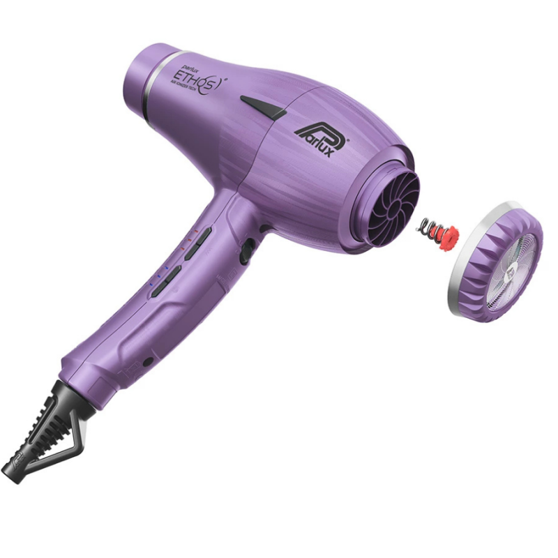 Мощен и интелигентен професионален сешоар Parlux ETHOS® Lilac — 2