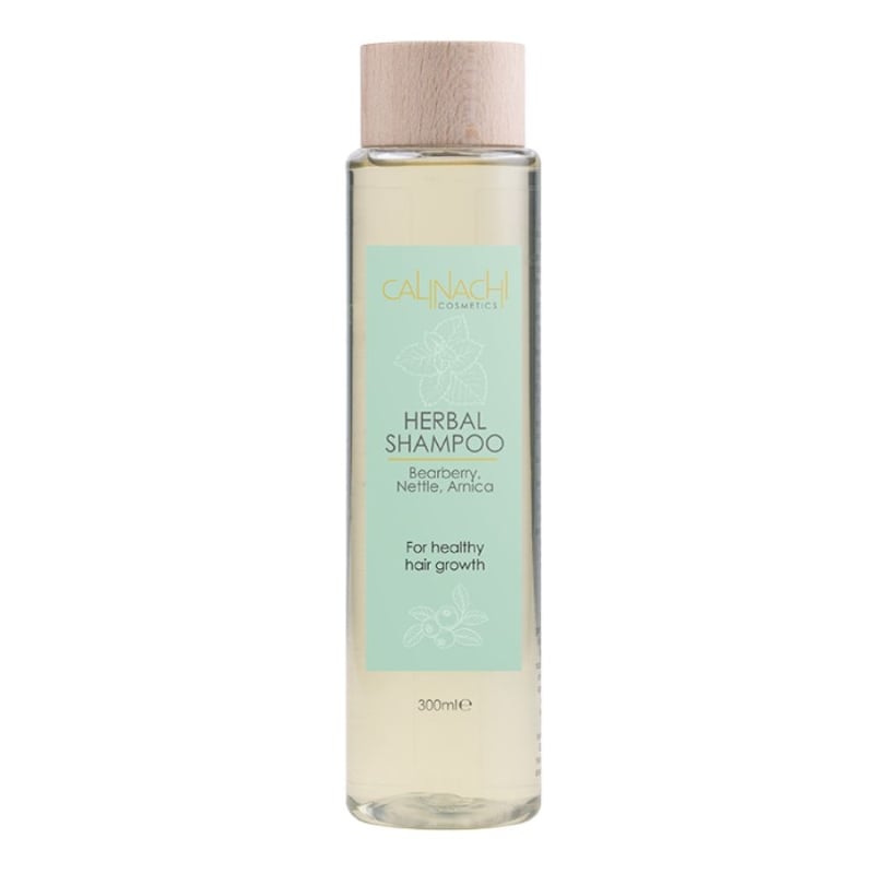 Безсулфатен Билков шампоан за бърз растеж Calinachi Herbal Shampoo for Healthy Hair Growth 300 ml