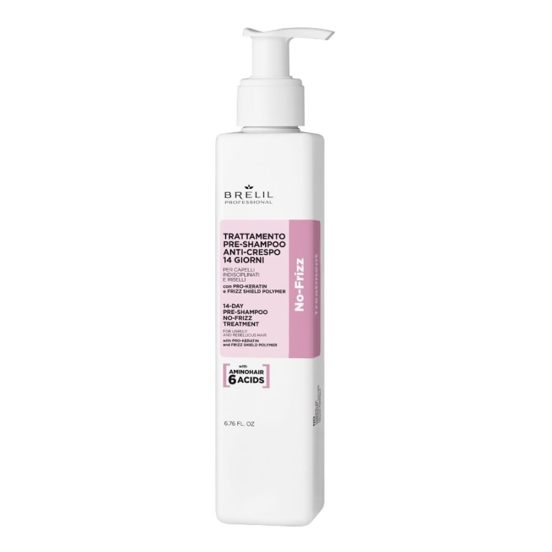 14-дневна терапия преди шампоан против влага и фризове Brelil No Frizz 14-Day Pre-Shampoo 200ml