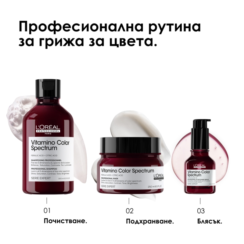 Маска за боядисана коса L'Oréal Professionnel Vitamino Color Spectrum Mask 250ml — 2