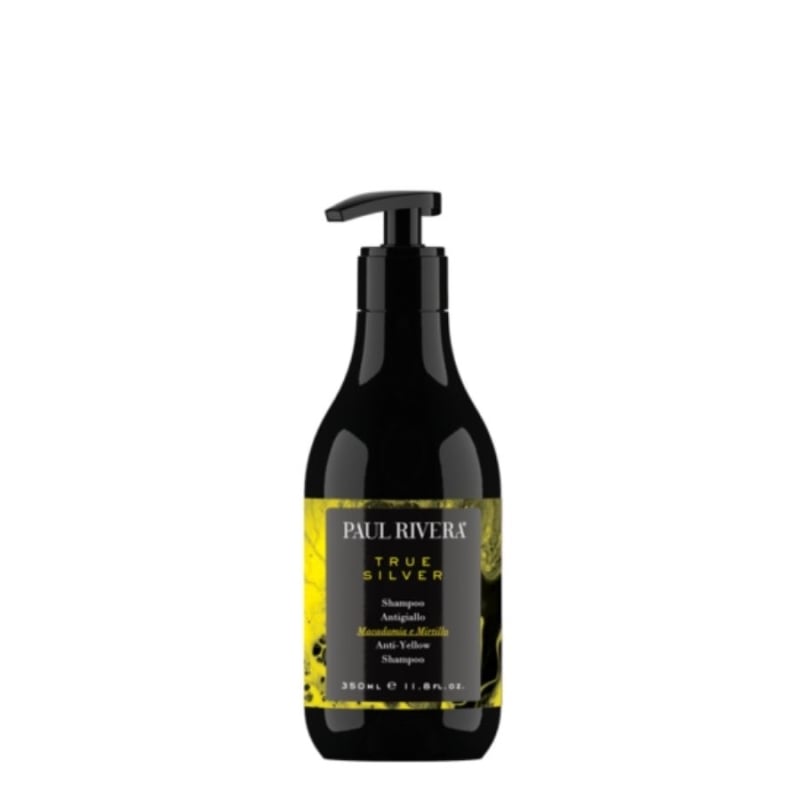 Матиращ шампоан против жълти оттенъци Paul Rivera True Silver Anti-Yellow Shampoo 350ml