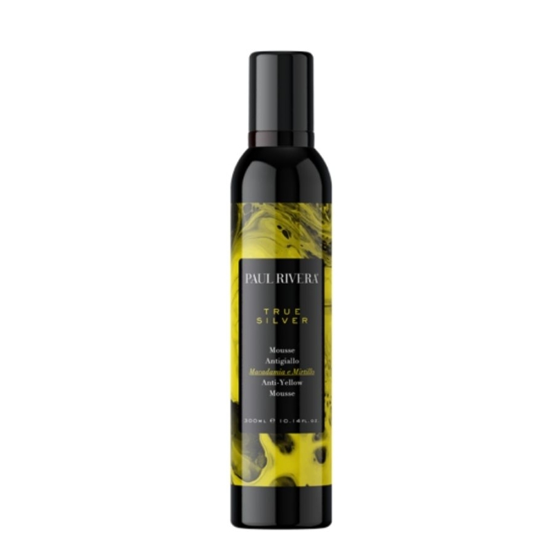 Анти-жълт мус за коса Paul Rivera True Silver Anti-Yellow Mousse 300ml