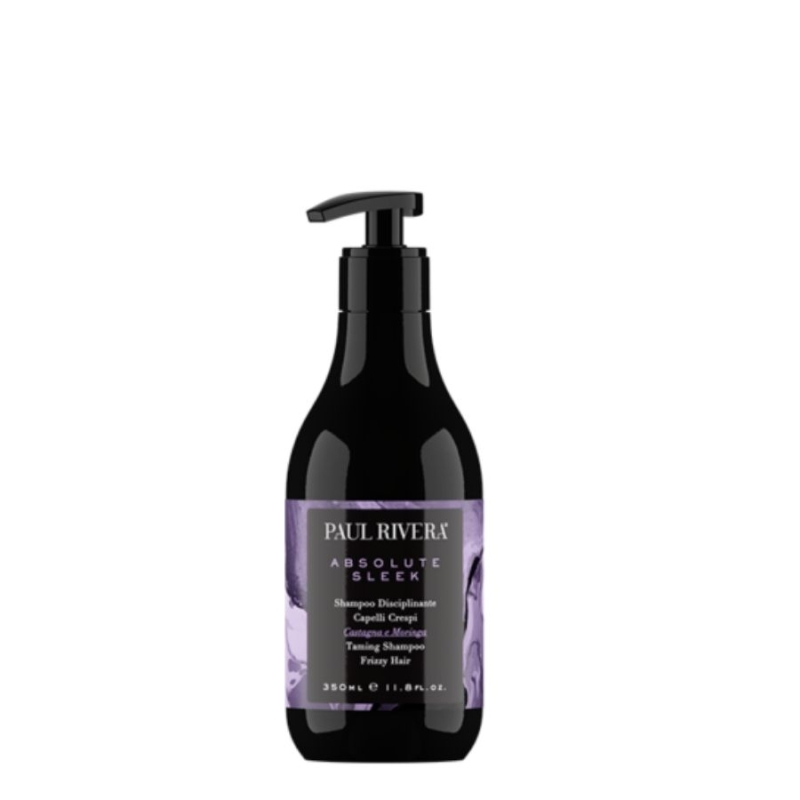 Шампоан за укротяване на хвърчаща и непокорна коса Paul Rivera Absolute Sleek Taming Shampoo 350ml