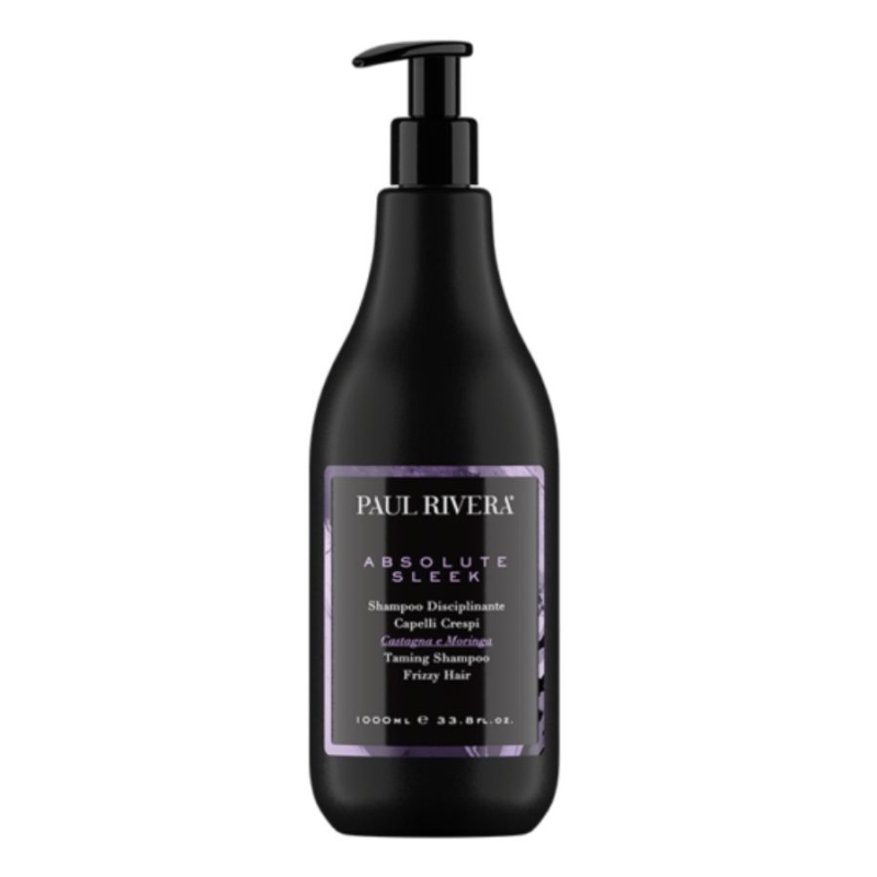 Шампоан за укротяване на хвърчаща и непокорна коса Paul Rivera Absolute Sleek Taming Shampoo 1000ml